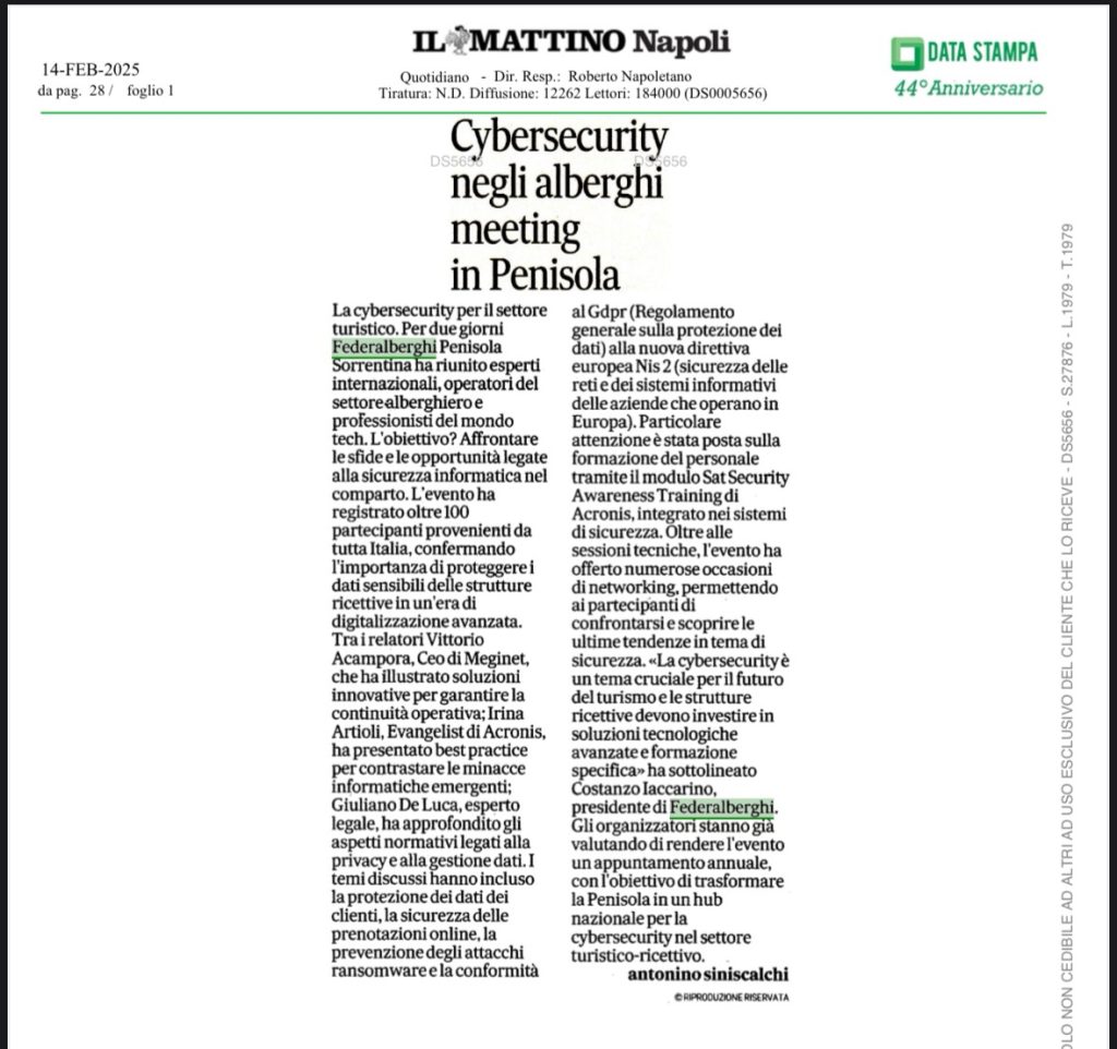 meeting cybersecurity penisola sorrentina
