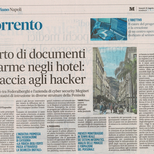 Furto di Documenti Allarme negli hotel: è caccia agli hacker