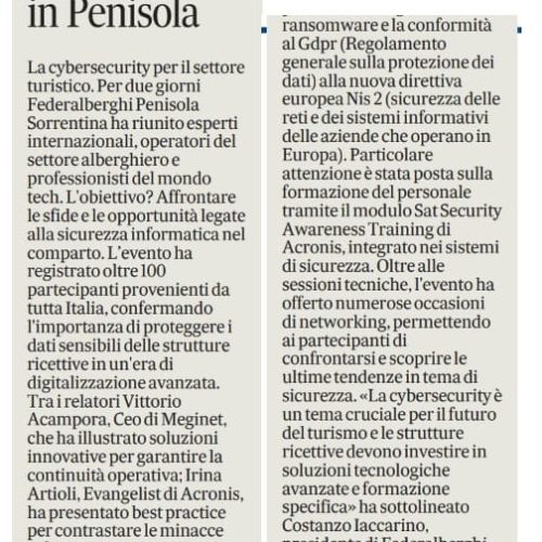 Cyber Sicurezza negli alberghi